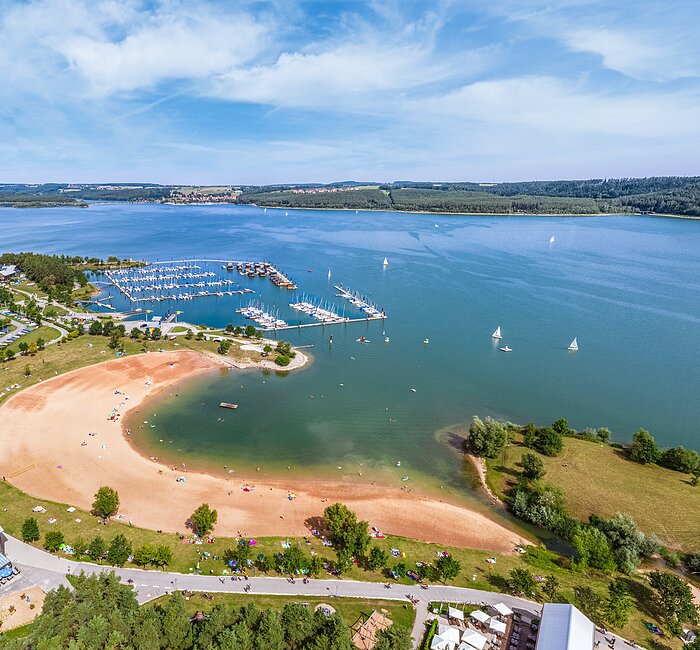 Luftaufnahme Brombachsee