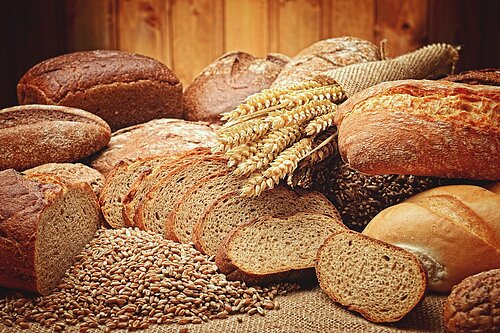 verschiedene Brotsorten