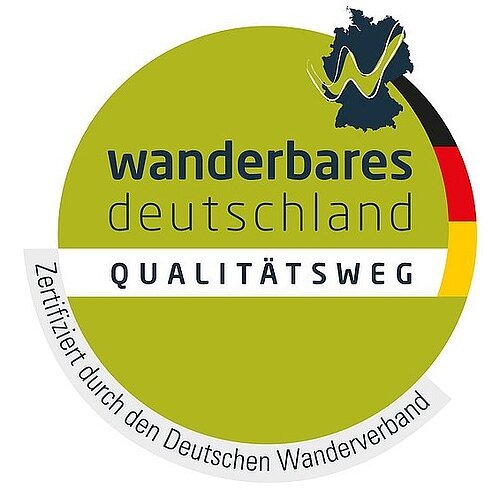 Logo des Deutschen Wanderverbandes das zertifizierte Qualitätswege nutzen dürfen.