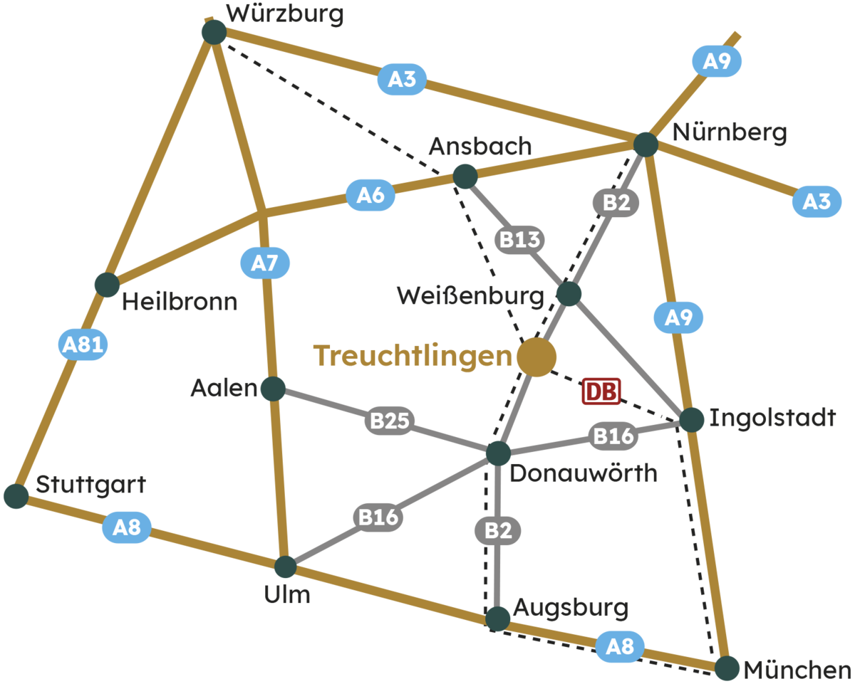 Lageplan Treuchtlingen