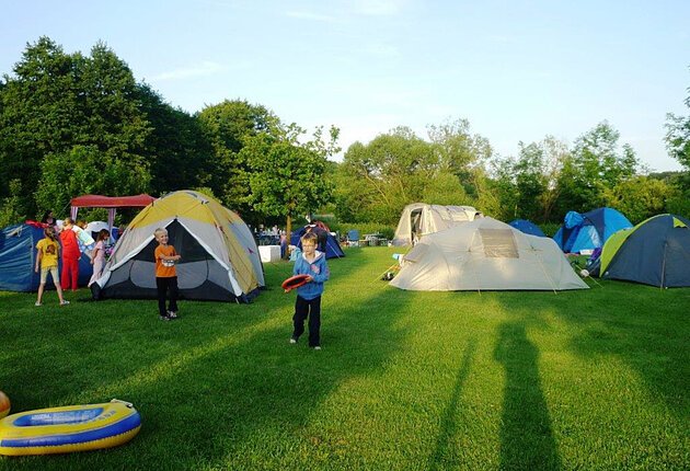 Zeltplatz Treuchtlingen - Spielende Kinder