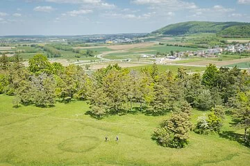 Hexentanzplatz am Nagelberg aus der Vogelperspektive