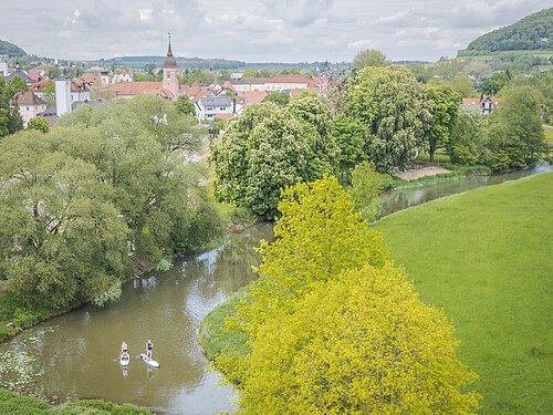 Auf der Altmühl in Treuchtlingeb