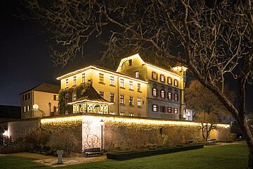 Treuchtlinger Schlossweihnacht- beleuchtetes Stadtschloss
