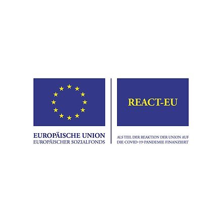 Förder-Logo Europäischer Sozialfonds REACT-EU