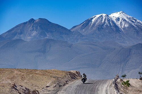 Mit dem Motorrad durch Südamerika.