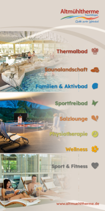 Titelbild Flyer Altmühltherme