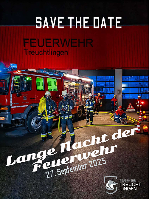 Auf dem Bild ist ein Informationsbild von der Langen Nacht der Feuerwehr am 27. September 2025 zu sehen.