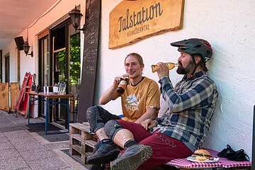 Terrasse der Talstation Heumöderntal
